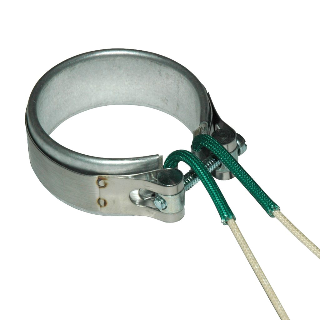 Heater Band, 2-1/8" Inside Diameter x 1" Wide, Mica, 120 Volt, 225 Watt, 12" Flex Leads
