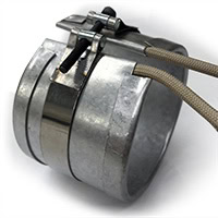 Heater Band, 2-1/2" Inside Diameter x 2" Wide, Mica, 120 Volt, 500 Watt, 12" Flex Leads