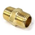 Hex Nipple, Brass Mold Fitting 1/2″ NPT Male x 1/2″ NPT Male