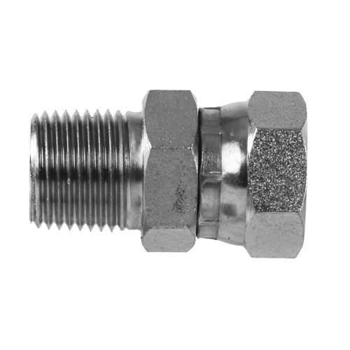 Swivel Fitting, 1/4" Male to 1/8" Female NPT