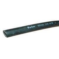 Hose, Water/Air, 1/4" Inside Diameter, 200 psi, Black, 0.55" Outside Diameter, General Service