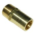 Hose Barb, 1″ Inside Diameter Hose, 3/4″ Male NPT, Straight, Brass.