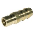 Combination Hose Insert/Plug, 300 Series 1/2" Hose Barb x 3/8" Water Passage, Brass - Image 2