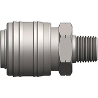 Coupler, 50 Series, 1/4" Body, 3/8" Male