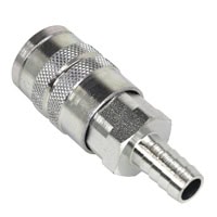 Coupler, 20 Series, 1/4" Body, 3/8" Standard Hose Barb