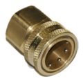 Coupler, ST Series, 1/2″ Body, 1/2″-14 Female NPT, Brass