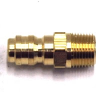 Plug, ST Series, 3/8" Body, 3/8"-18 Male NPT Brass
