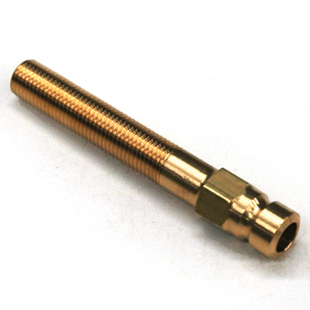 Plug, Water Extension, 200 Series, 1/4" Passage, 2-1/2" Length, 1/16" NPT, Brass - Image 1