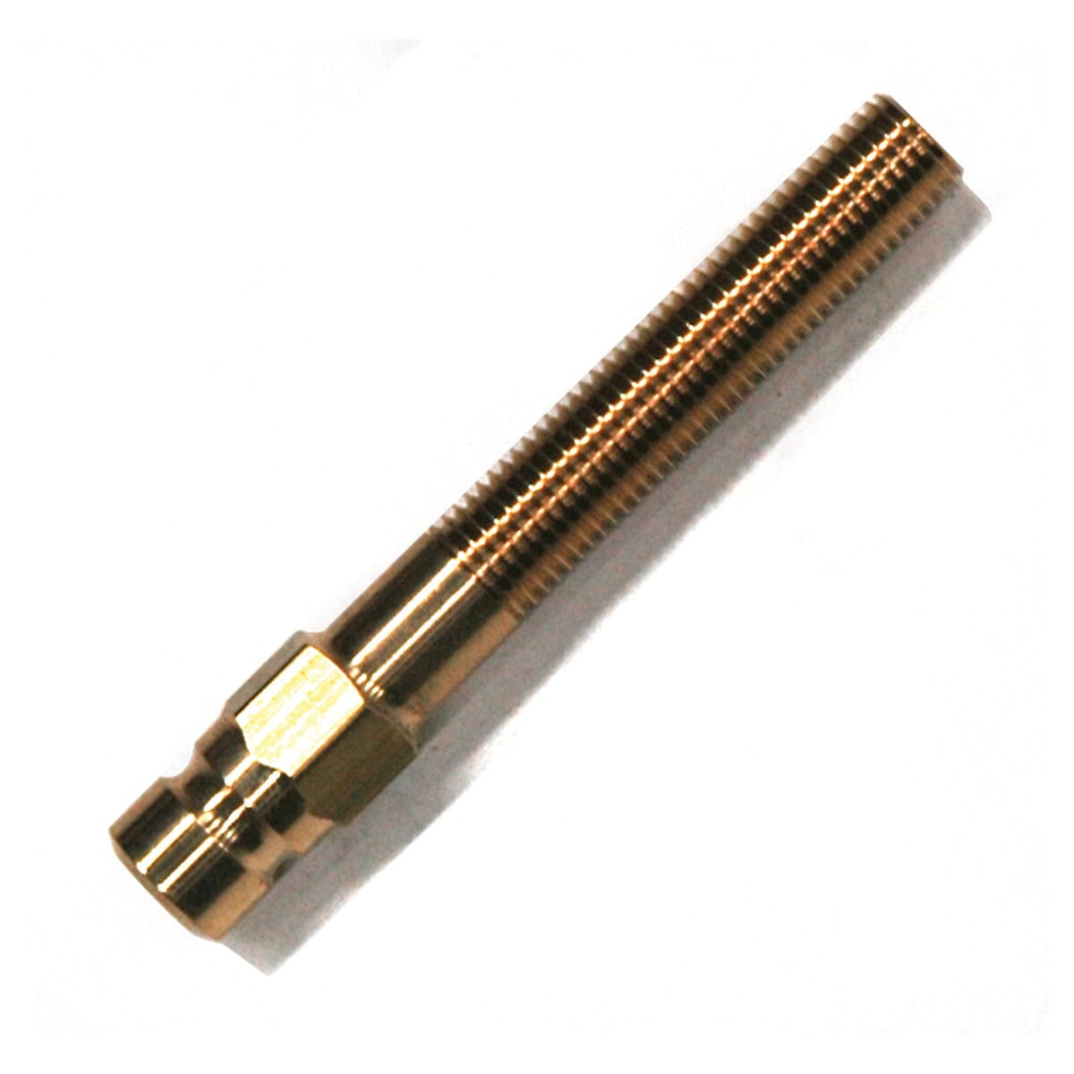 Plug, Water Extension, 200 Series, 1/4" Passage, 2-1/2" Length, 1/16" NPT, Brass - Image 2