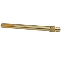 Plug, Water Extension, 500 Series, 1/2" Passage, 10" Length, 1/2" NPT, Brass