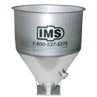 Conical Hopper, 16" Diameter with 6" x 6" Flange