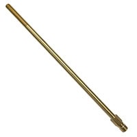 Plug, Water Extension, 300 Series, 3/8" Passage, 13" Length, 1/8" NPT, Brass