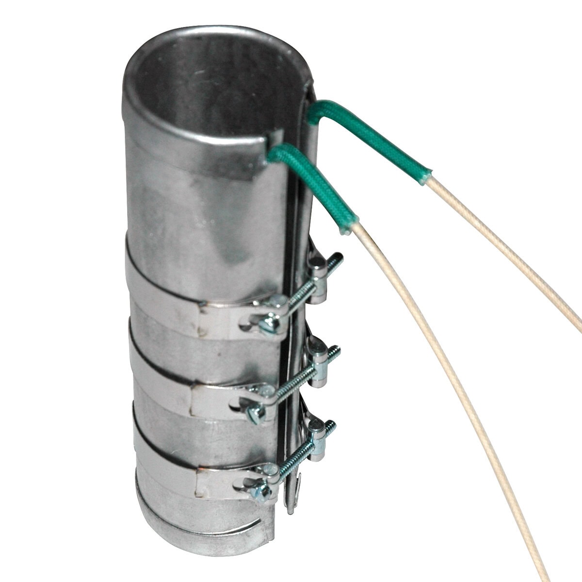 Heater Band, 1-1/2" Inside Diameter x 6" Wide, Mica, 240 Volt, 500 Watt, 12" Flex Leads - Image 2