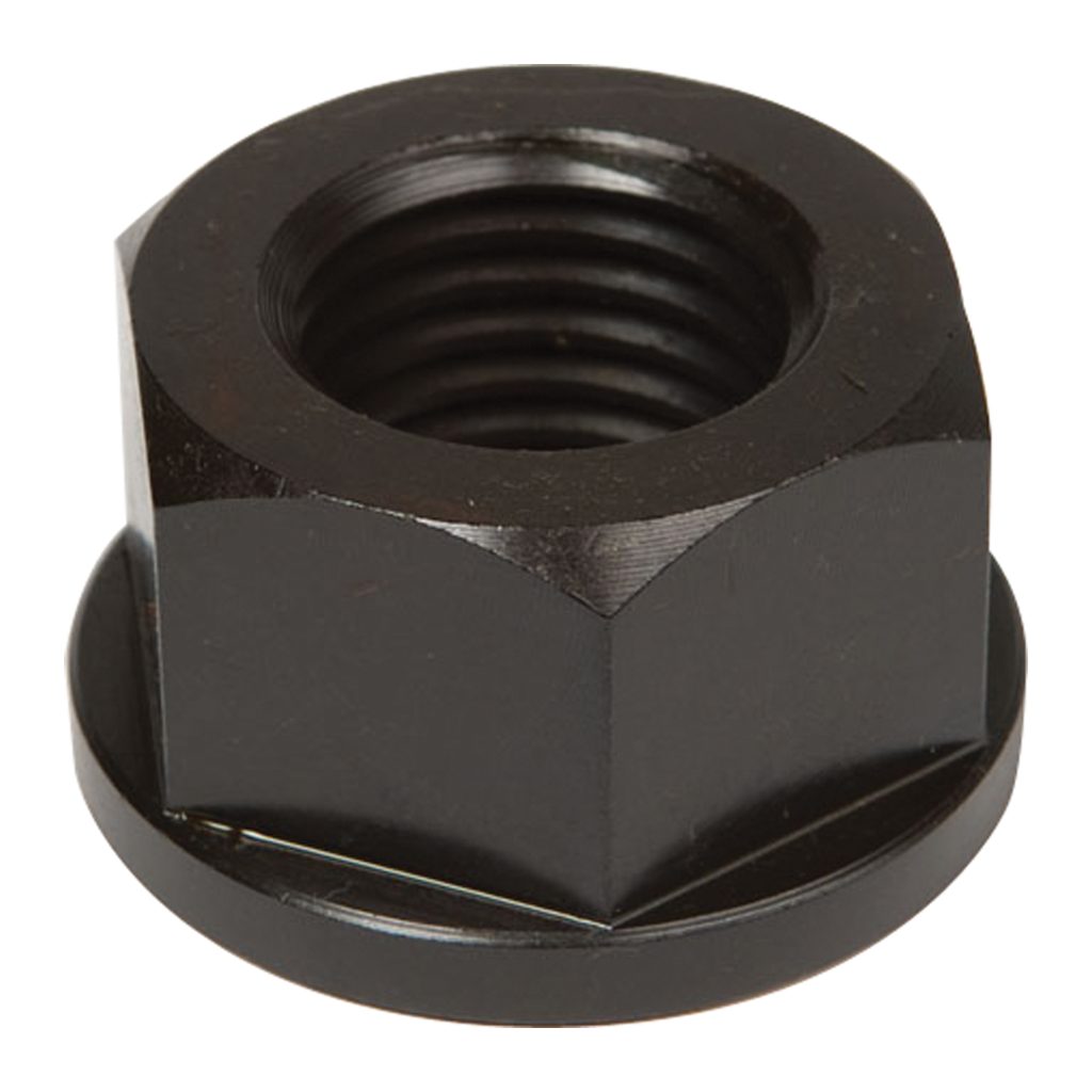 T-Slot Hex Nut, Flanged, 5/8"-11 Thread, 1-1/16" Hex, 13/16" Thick