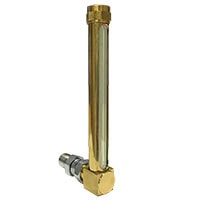 Sight Glass Assembly, Fluid Level Gauge, Brass, for Hydra Air Cooled Circulators and HH16