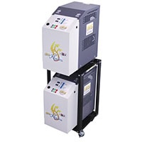 Space Saving Mobile Stacking Rack for All IMS Hydra Model RQE and RQT Pressurized Mold Circulators