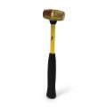 Brass Hammer, 1 lb, Fiberglass Handle