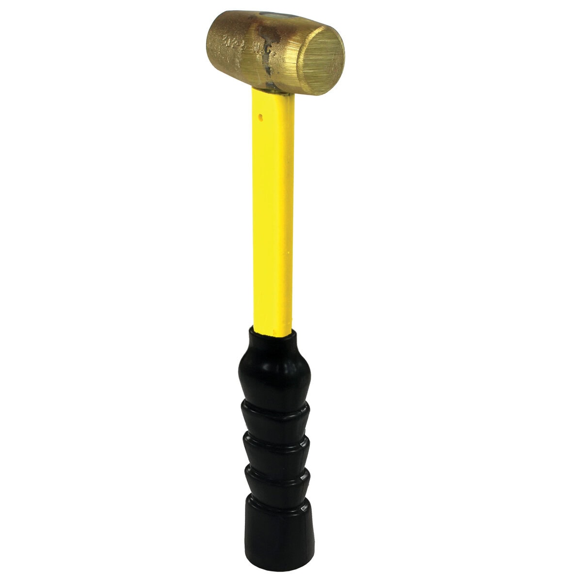 Brass Hammer, 2 lb, Fiberglass Handle - Image 1