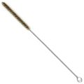 Brass Bristle Tube Brush, 3/8″ Brush Diameter, 4″ Brush Length, 11-3/4″ Overall Length