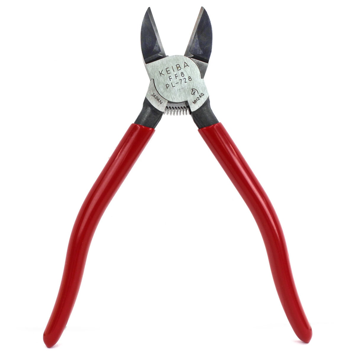 Gate Cutter, 8", Model FF8, Keiba PL-728, 15° Flat Back Blade, Slim Profile, Coil Spring - Image 1