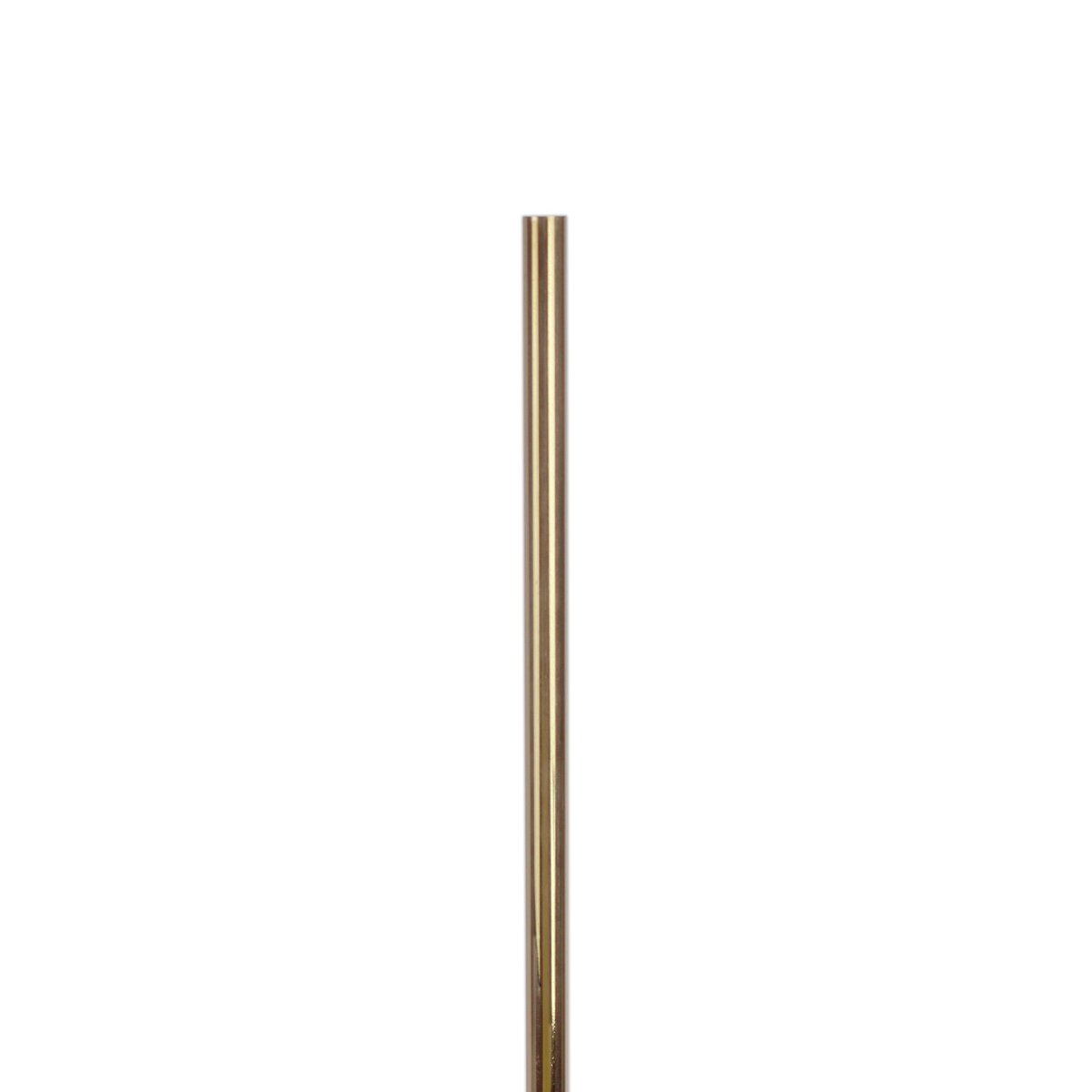 Brass Rod, Straight with Flat/Blunt Nose, 3/16" Rod Diameter, 13-3/4" Overall Length - Image 2