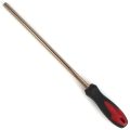 Brass Rod, Straight with Flat/Blunt Nose, 3/8″ Rod Diameter, 13-3/4″ Overall Length, Ergonomic Soft Comfort Grip