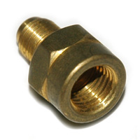 Spray Gun Connector, Hose to Tank, Brass