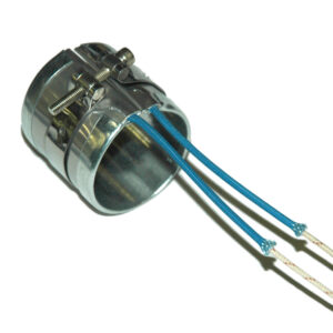 Heater Band, 2" Inside Diameter x 2" Wide, Mica, 240 Volt, 400 Watt, 12" Flex Leads
