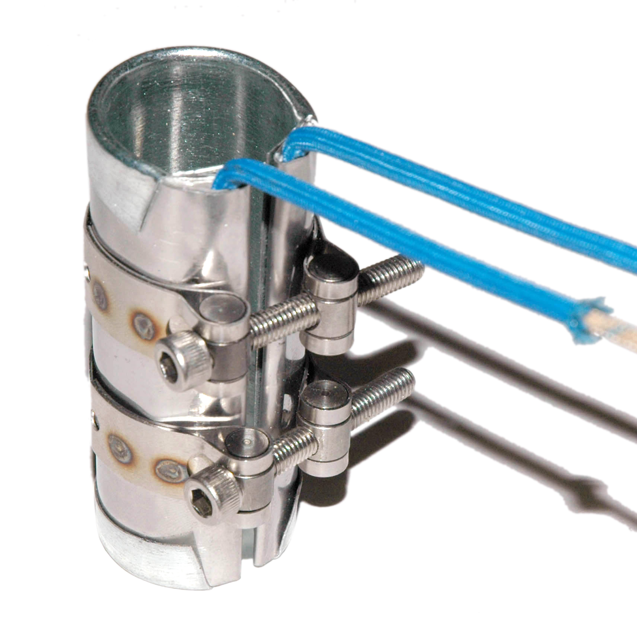 Heater Band, 1" Inside Diameter x 3" Wide, Mica, 120 Volt, 275 Watt, 12" Flex Leads - Image 2