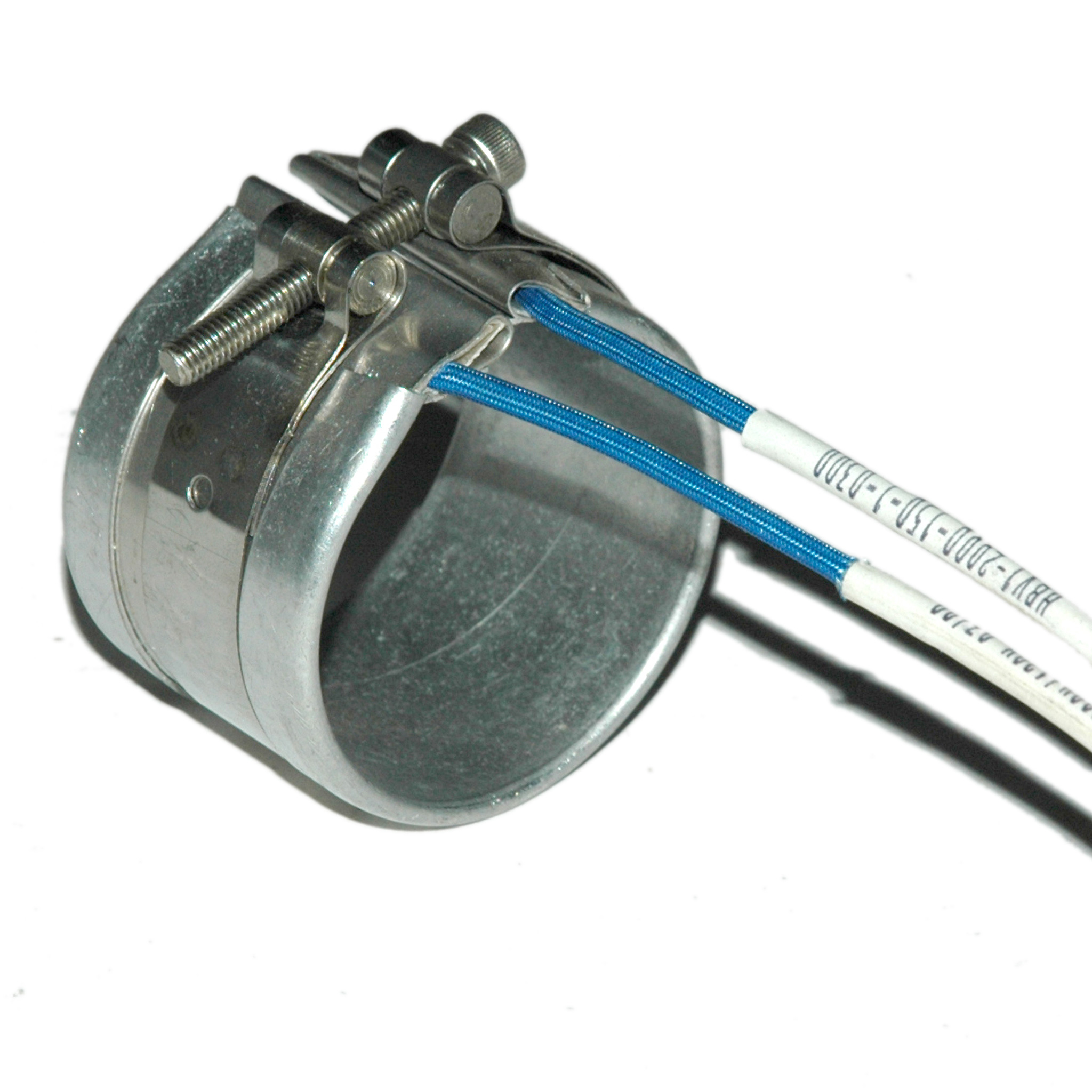 Heater Band, 2" Inside Diameter x 1-1/2" Wide, Mica, 120 Volt, 300 Watt, 12" Flex Leads - Image 1