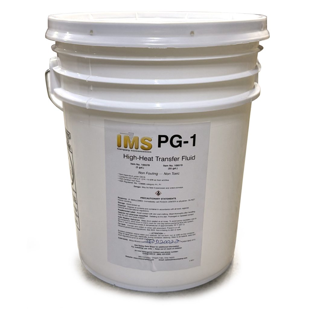 Heat Transfer Fluid, High Heat, PG-1, 5 Gallon Pail