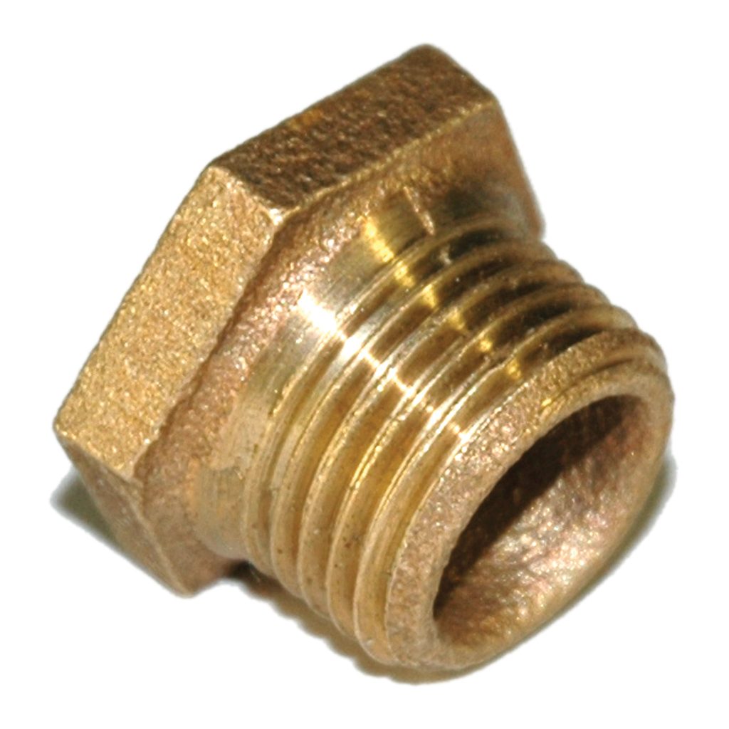 Bushing, Hex, 1/2" x 3/8" NPT, Bronze