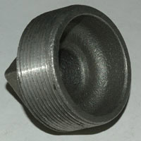 Plug, Square Head, 1/2" NPT, Galvanized Steel