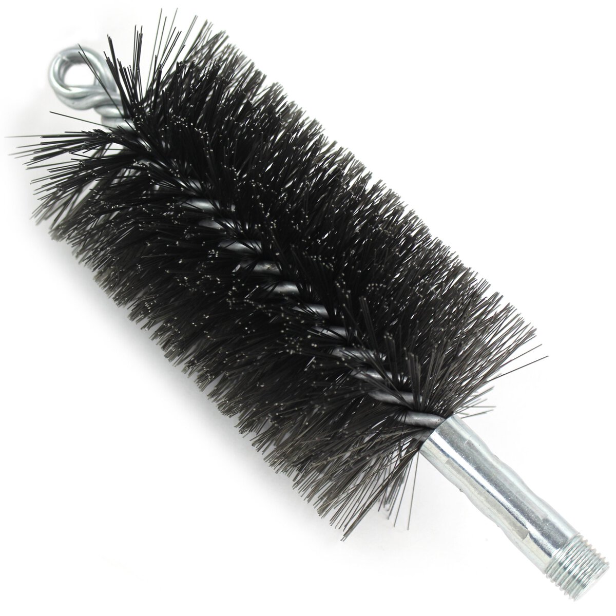 Brush, Heavy Duty Barrel, 69mm OD, High Carbon Steel, Double Stem And Spiral - Image 1