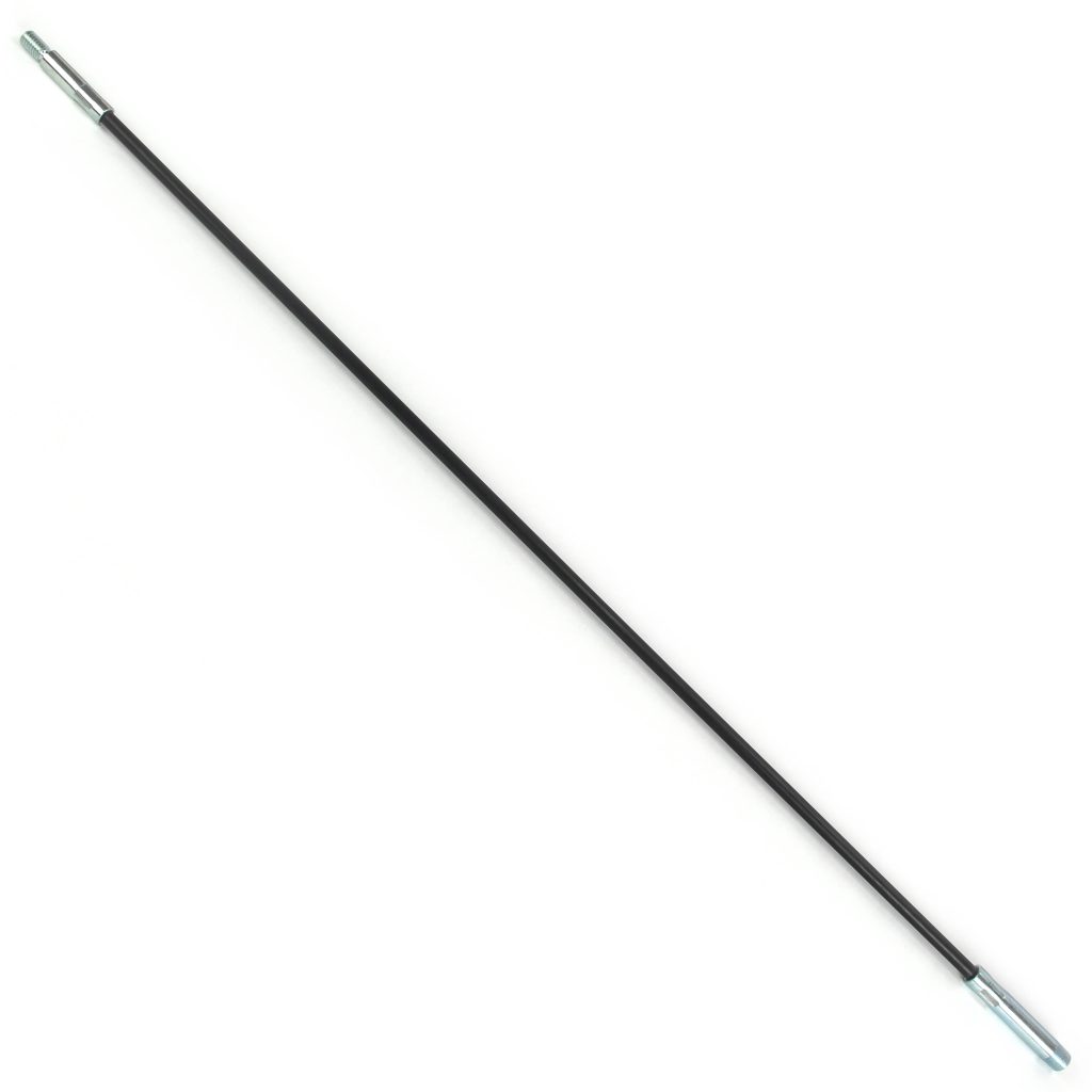 Cleaning Brush Extension Rod, 24" Long, 5/16"-18 Male and 1/8" NPT Male X 5/16"-18 Female Thd