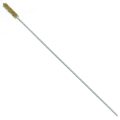 Brass Bristle, Power Driven (Double Spiral) Tube Brush, 3/8" Brush Diameter, 12" Length - Image 1