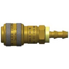 Coupler, 30 Series, 1/2" Body, 1/2" Push-On Hose Barb