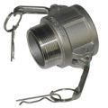 Cam & Groove Coupling, Type B 2″ Aluminum, Female Coupler x Male NPT Thread