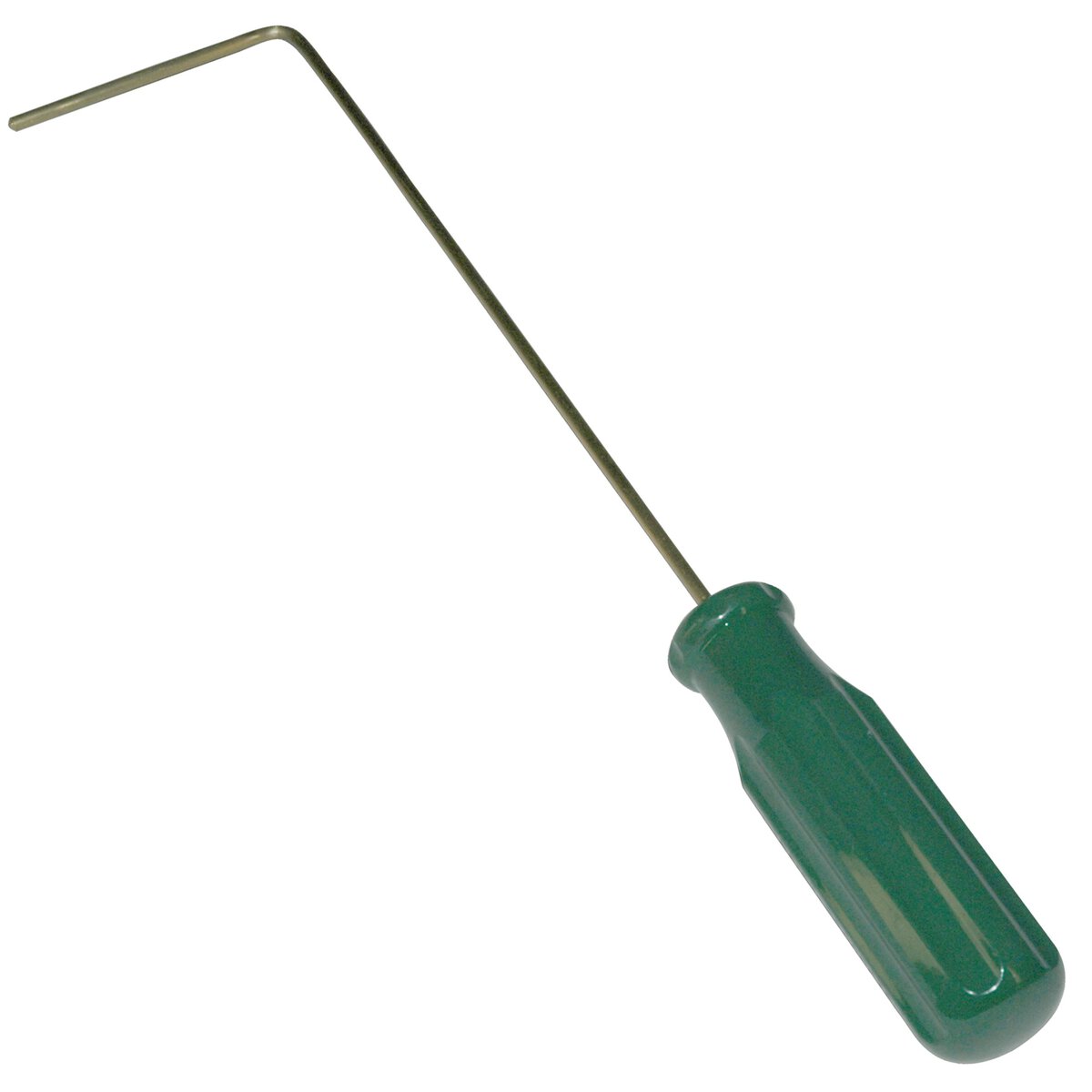 Brass Rod, 90 Degree Bend with Pointed Nose, 1/8" Rod Diameter, 11" Overall Length - Image 1
