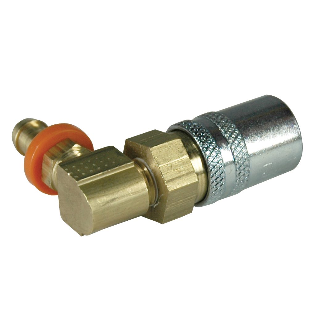 Coupler, 3/8"ID Passage, 3/8" Hose