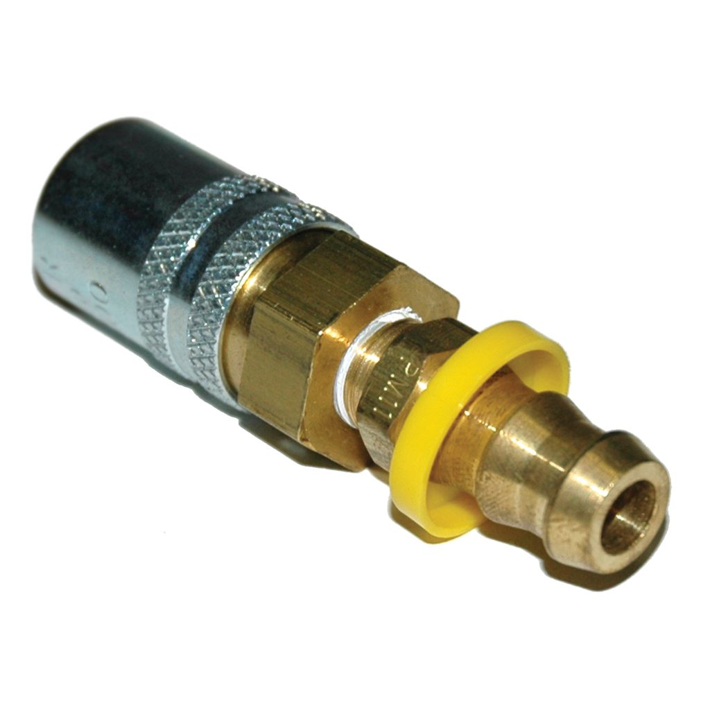 Coupler, Water, 3/8" Passage, 1/2" ID Hose,