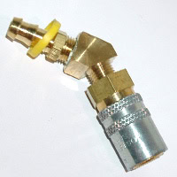 Coupler, 3/8" Passage, 3/8" Hose