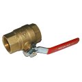 Ball Valve, 1-1/4″ Female NPT, Full Port, Brass