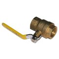 Ball Valve, 1", Female NPT, Econo Line, Full Port, Brass - Image 1