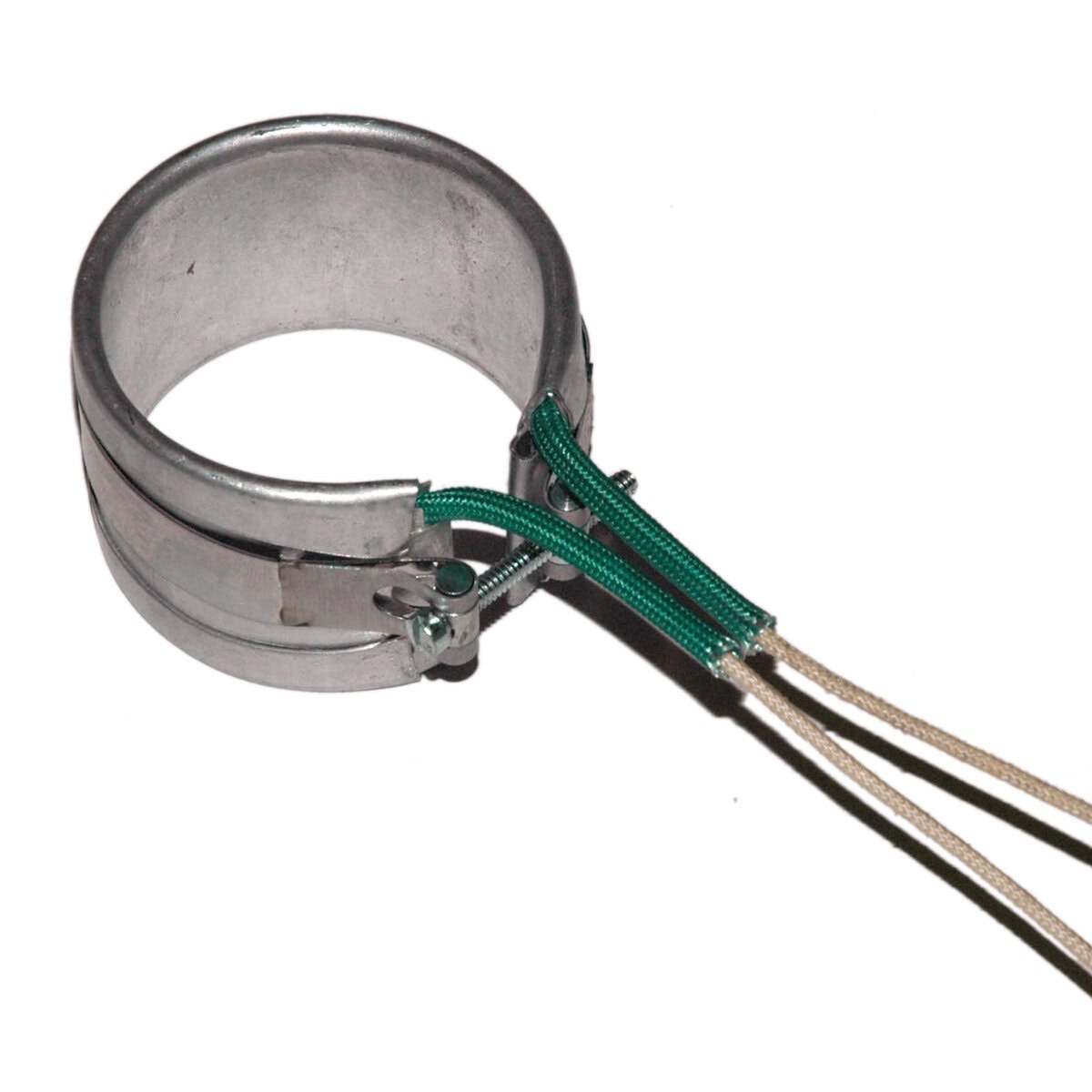 Heater Band, 2" Inside Diameter x 1-1/2" Wide, Mica, 240 Volt, 350 Watt, 12" Flex Leads - Image 2