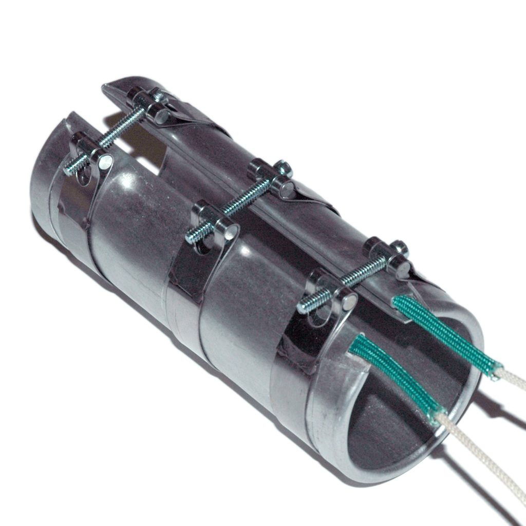 Heater Band, 1-3/4" Inside Diameter x 5" Wide, Mica, 120 Volt, 900 Watt, 12" Flex Leads