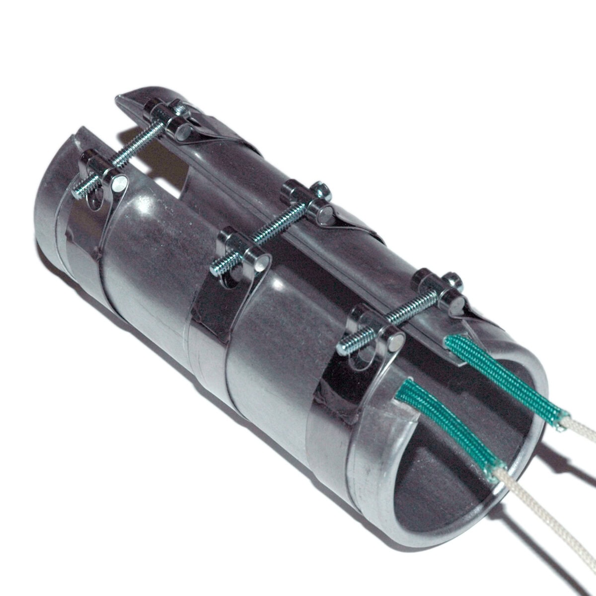 Heater Band, 1-3/4" Inside Diameter x 5" Wide, Mica, 120 Volt, 900 Watt, 12" Flex Leads - Image 1
