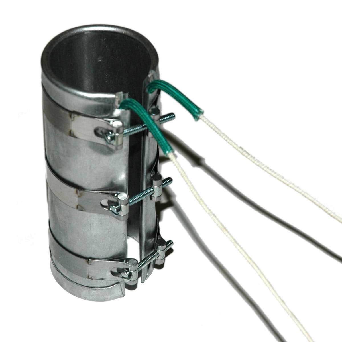 Heater Band, 1-3/4" Inside Diameter x 5" Wide, Mica, 120 Volt, 900 Watt, 12" Flex Leads - Image 2