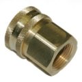 Coupler, ST Series, 1/4″ Body, 1/4″-18 Female NPT, Brass